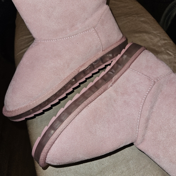 Sugar pink light up furry boots size 4 women - Picture 4 of 8